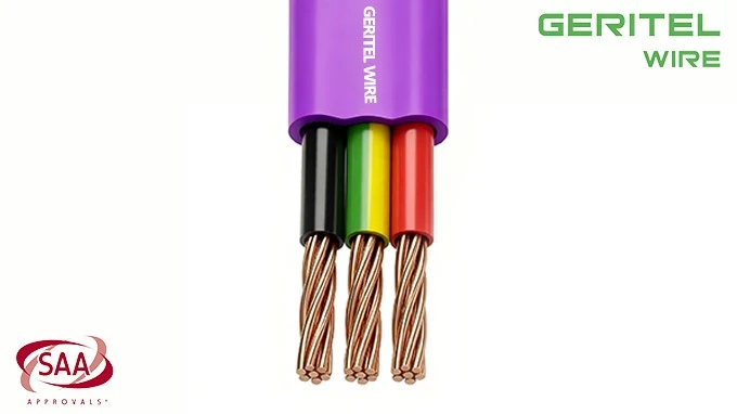 purple flat TPS cable 3V-90 sheath purple flat TPS cable 3V-90 sheath